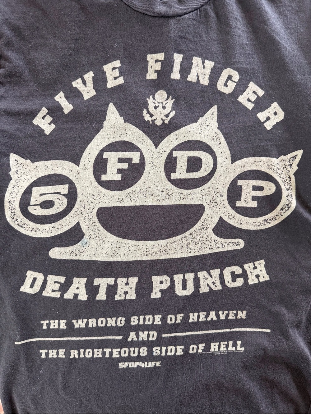 Five Finger Death Punch Black Graphic Band Tee